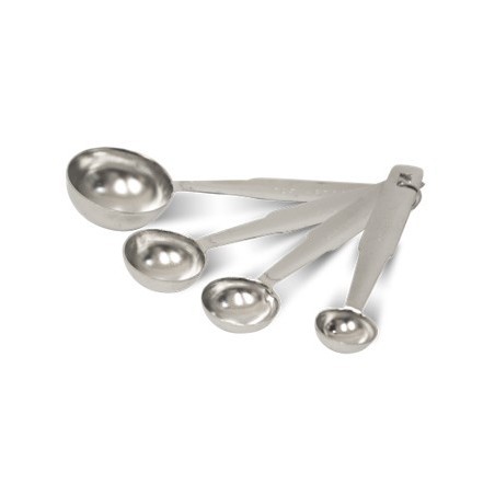 MCTAZAI03 - CUCHARAS MEDIDORAS 4 PZ PESADAS