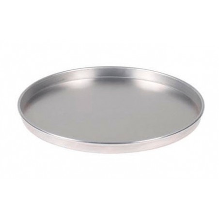 CHAROLA PARA PIZZA 12"  AL. CON BORDE